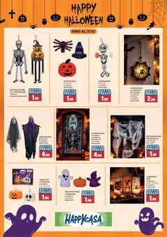 Anteprima dell'opuscolo Happy Casa volantino Halloween dal negozio Happy Casa valido da 27/10/2026