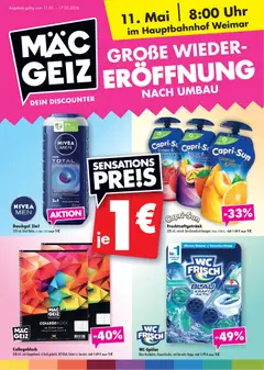 Vorschau von dem Prospekt des Geschäftes Mäc Geiz, gültig ab dem 11.05.2026