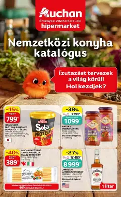 Auchan - Auchan Nemzetközi konyha ajánlataink Budapest megtekintése, amely érvényes 2026.05.07.-től