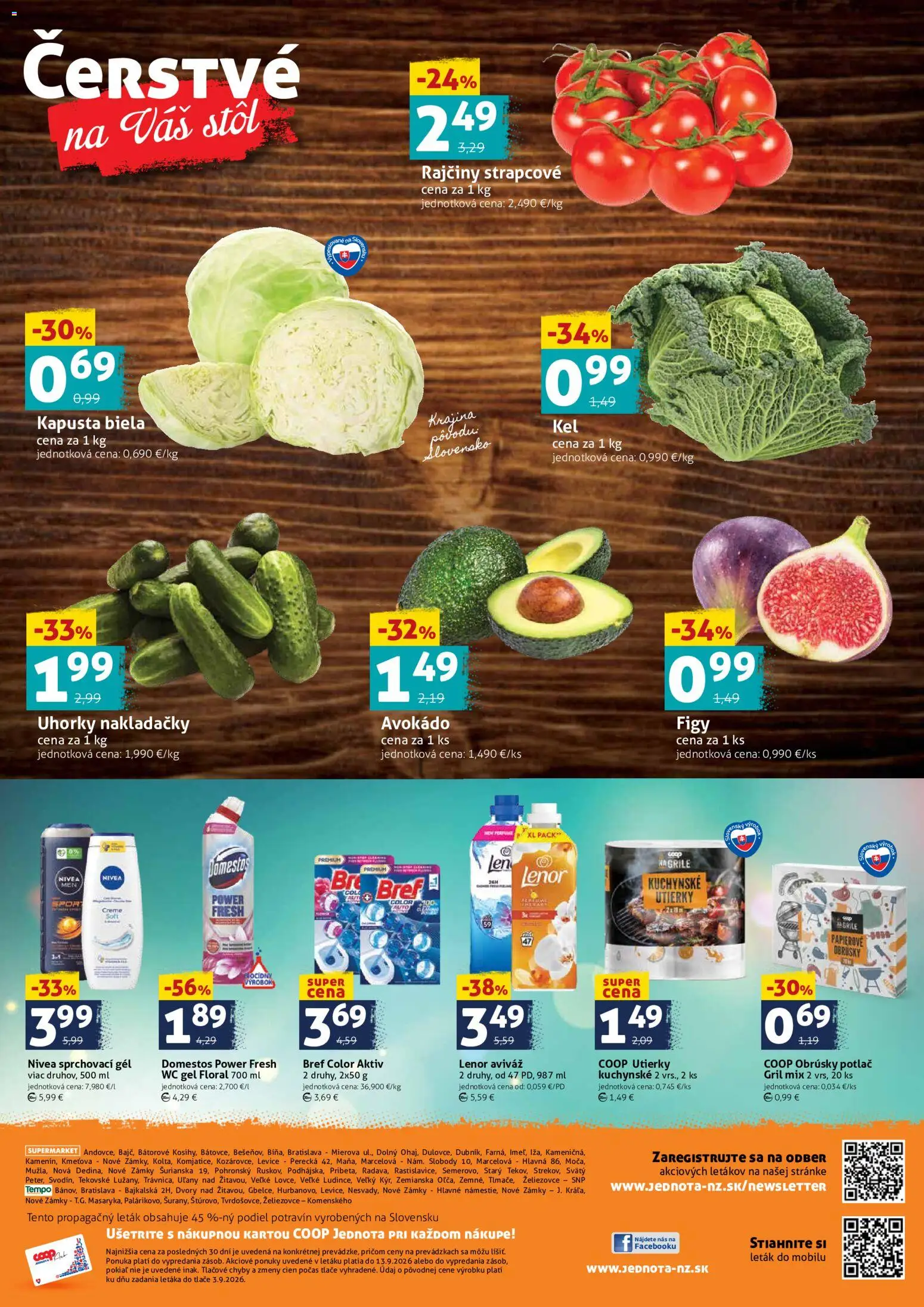 Náhľad COOP Jednota letáku platného od 11.09.2026