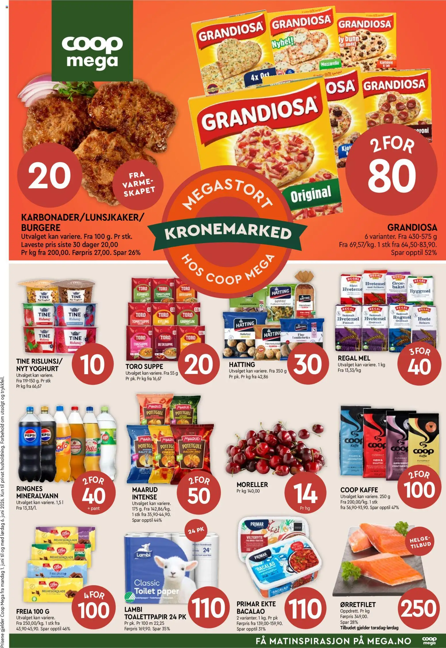 Forhåndsvis Coop Mega kundeavis fra butikk Coop Mega gyldig fra 01/06/2026