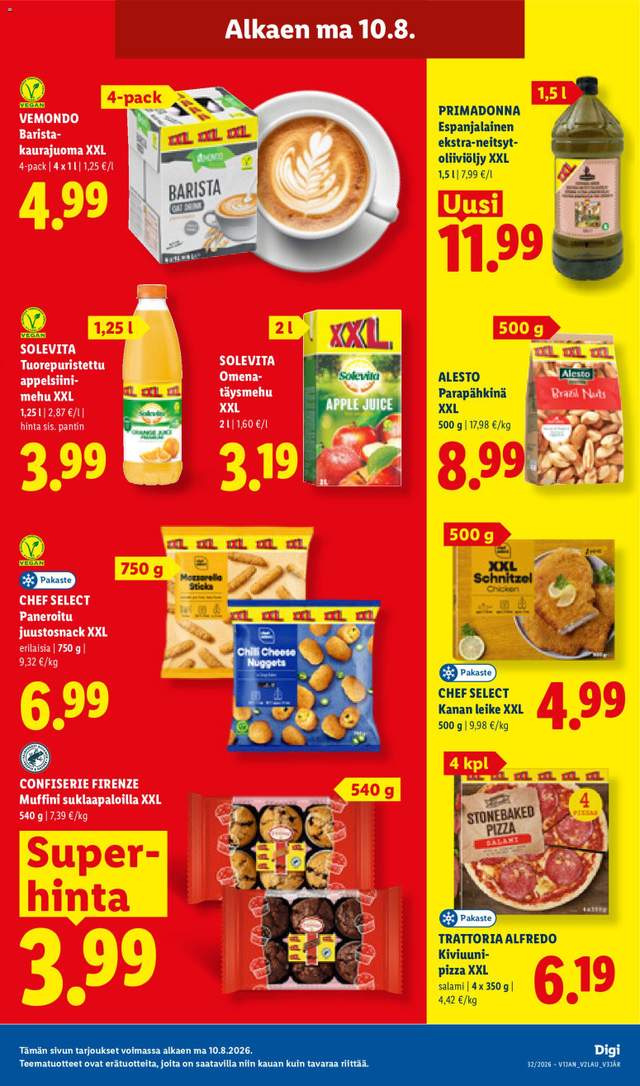 Uusi Lidl tarjouslehti alkaen 06/08