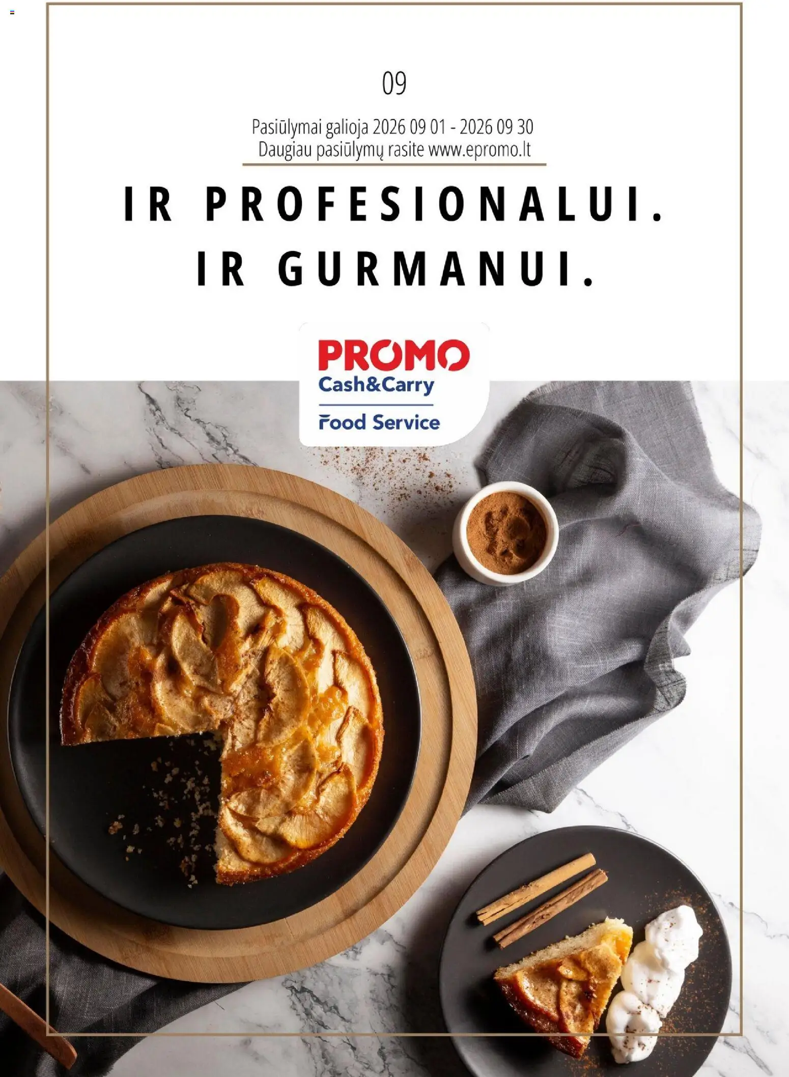ePromo parduotuvės leidinio ePromo leidinys - Food service galiojančio nuo 2026.09.01 peržiūra