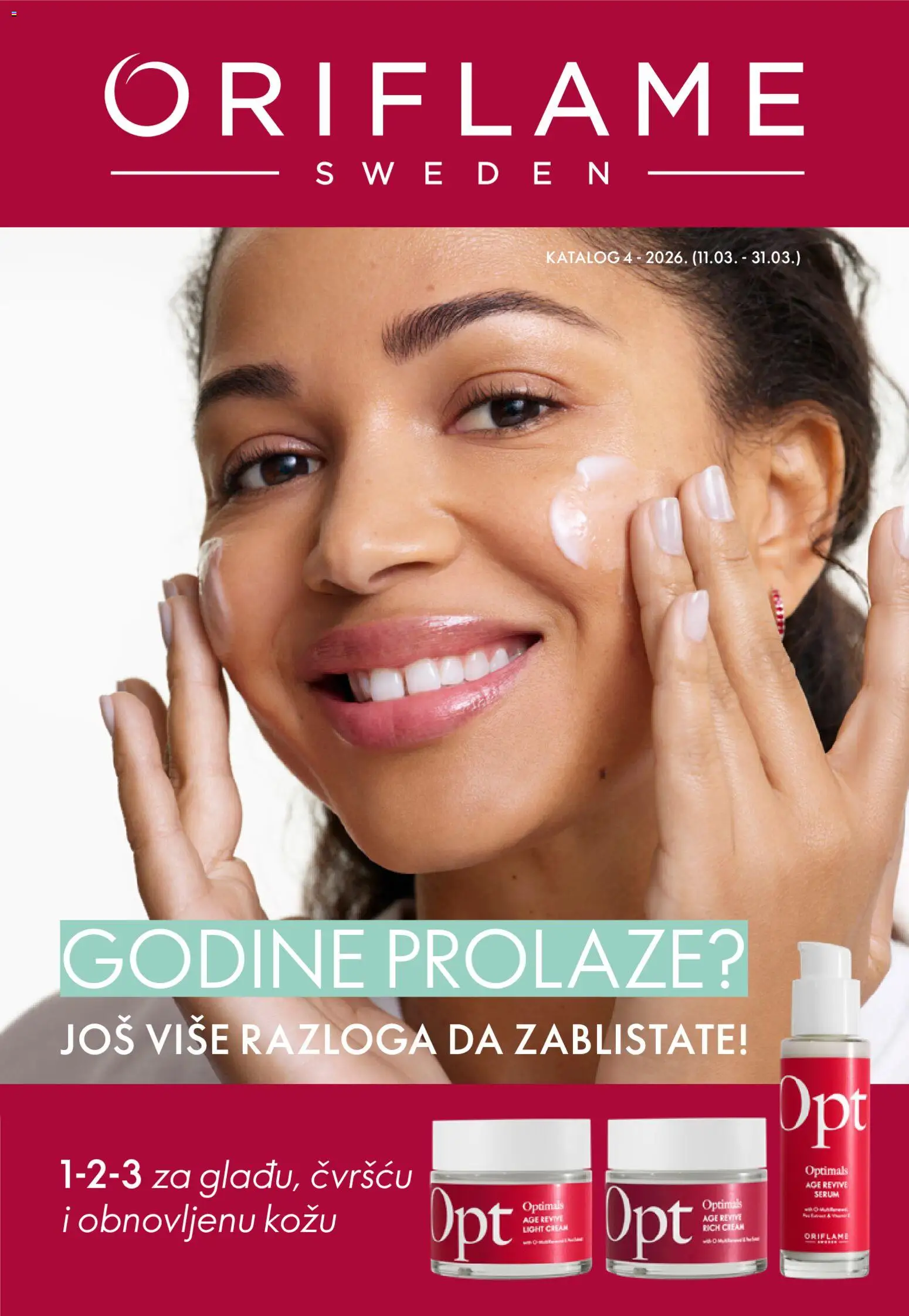Pregled letka Katalog trgovine Oriflame vrijedi od 11.03.2026