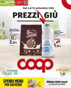 Anteprima dell'opuscolo COOP volantino Monza dal negozio COOP valido da 03/09/2026