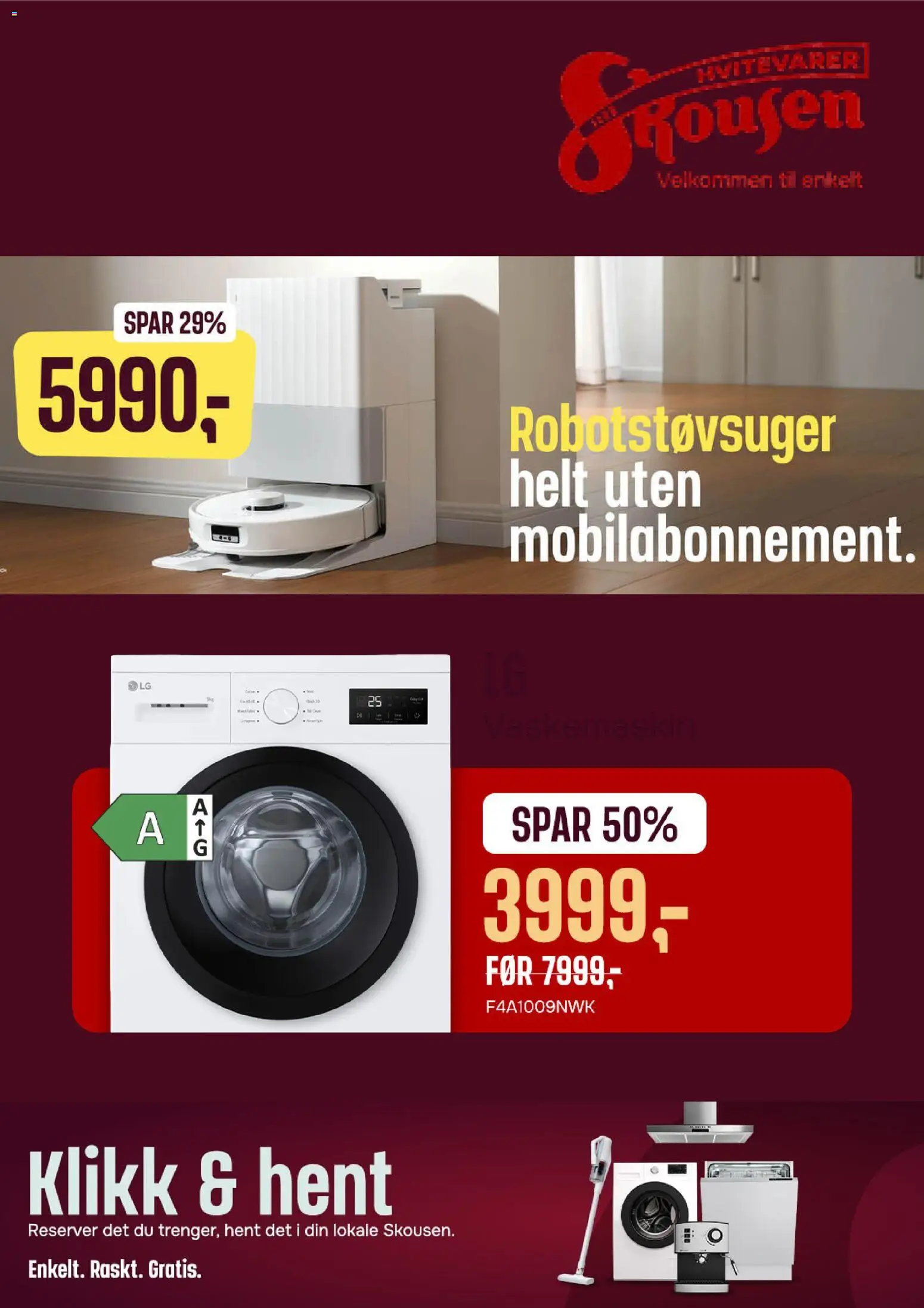 Forhåndsvis Skousen kundeavis fra butikk Skousen gyldig fra 05/08/2026