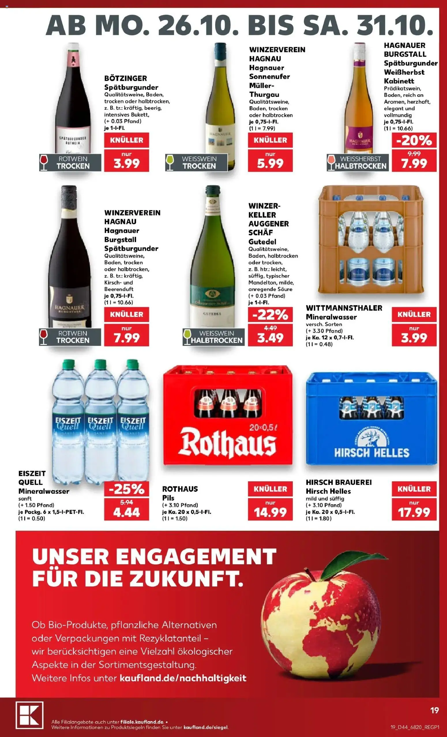 Vorschau von dem Prospekt des Geschäftes Kaufland, gültig ab dem 26.10.2026