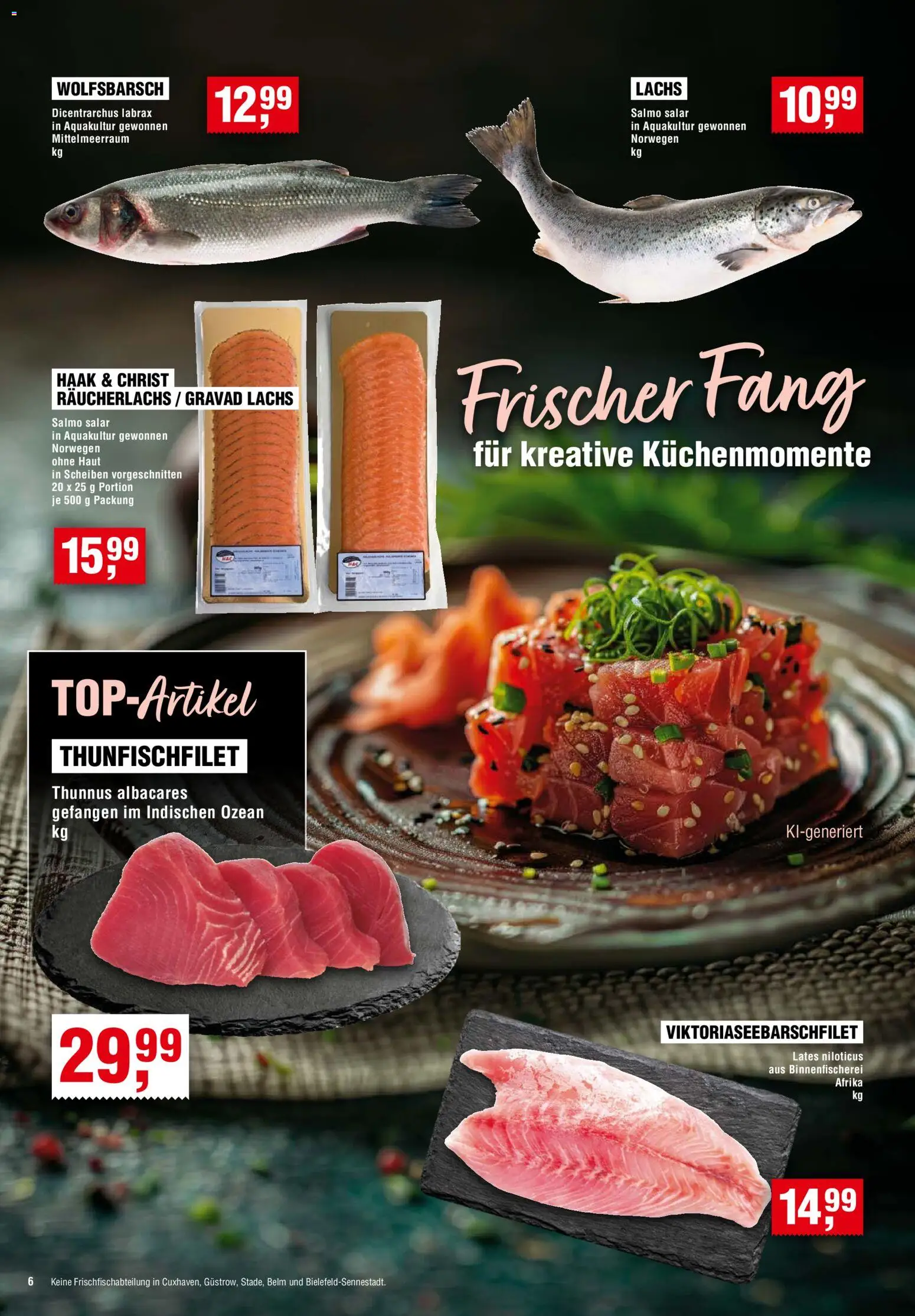 Vorschau von dem Prospekt des Geschäftes Handelshof, gültig ab dem 05.11.2026 - Lachs, Räucherlachs