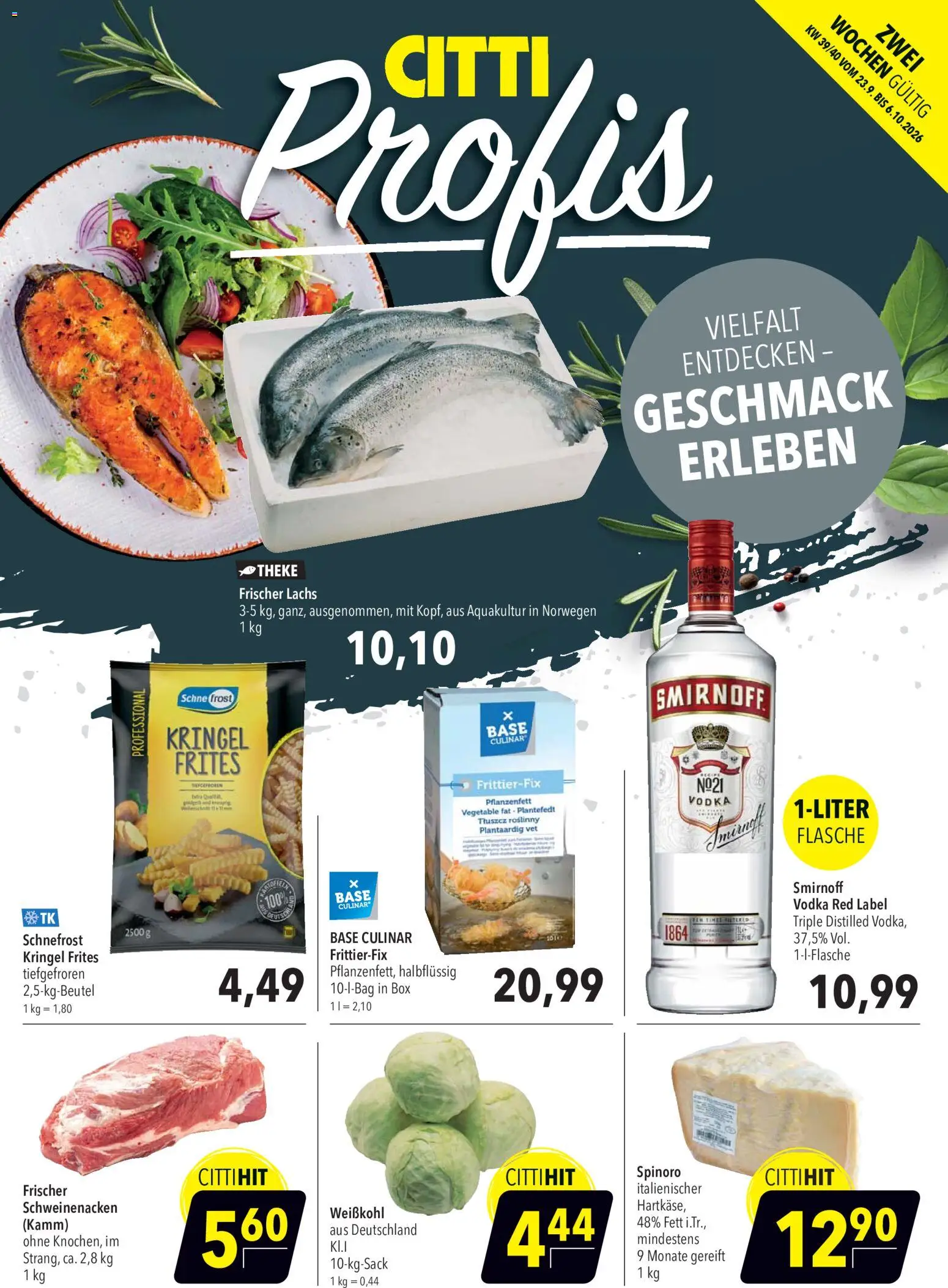 Vorschau von dem Prospekt des Geschäftes CITTI Markt, gültig ab dem 23.09.2026
