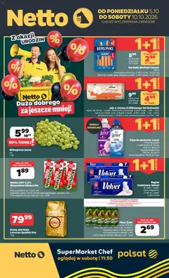 Pogląd gazetki "Netto gazetka od poniedziałku" ze sklepu Netto ważnej od 05.10.2026