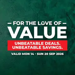 Preview of Food Lover's Market flyer valid from 14/09/2026