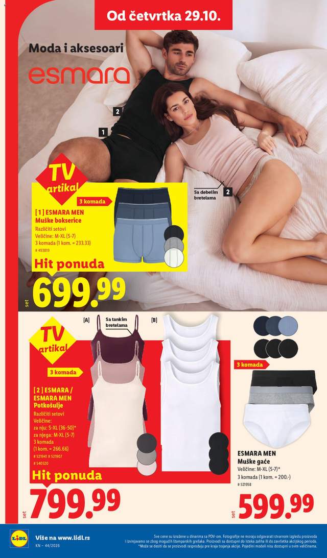 Novi Lidl katalog od 29.10.