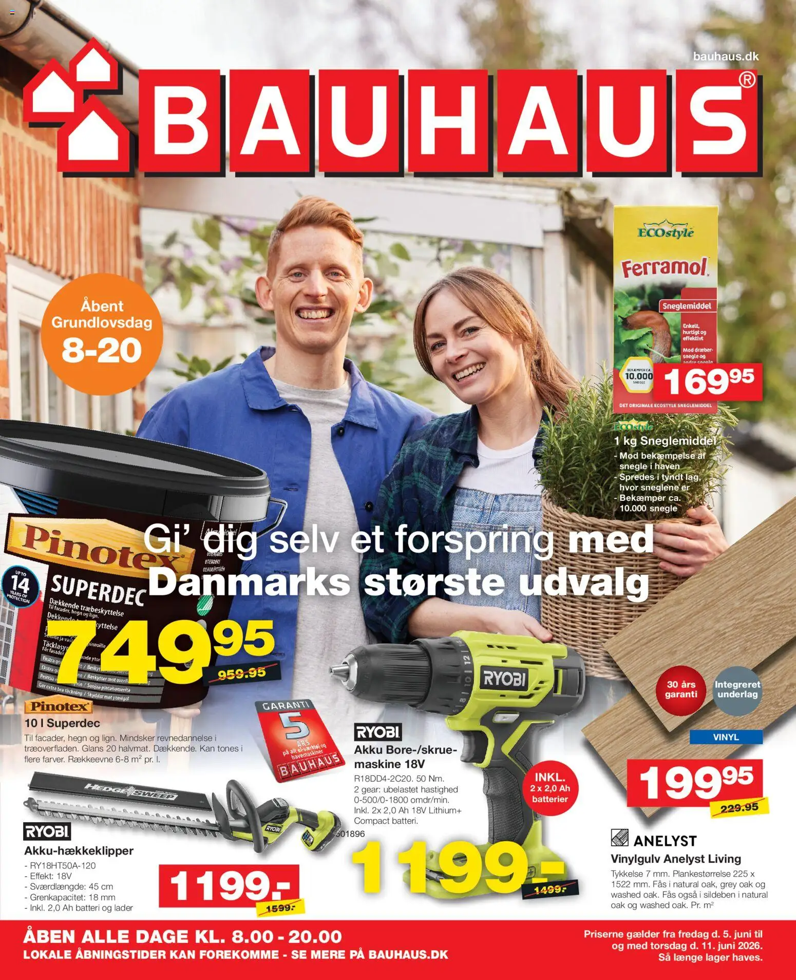 Eksempel på tilbudsavis Bauhaus - Tilbudsavis uge 23 fra butik Bauhaus gyldig fra 05/06/2026