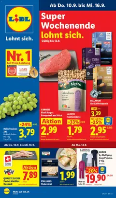 Vorschau des Merkblatts Lidl aktionen vom Shop Lidl gültig von 10.09.2026 bis 16.09.2026