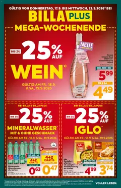 Vorschau der Angebote: Billa Plus Billa Plus Flugblatt gültig ab 17.09.2026