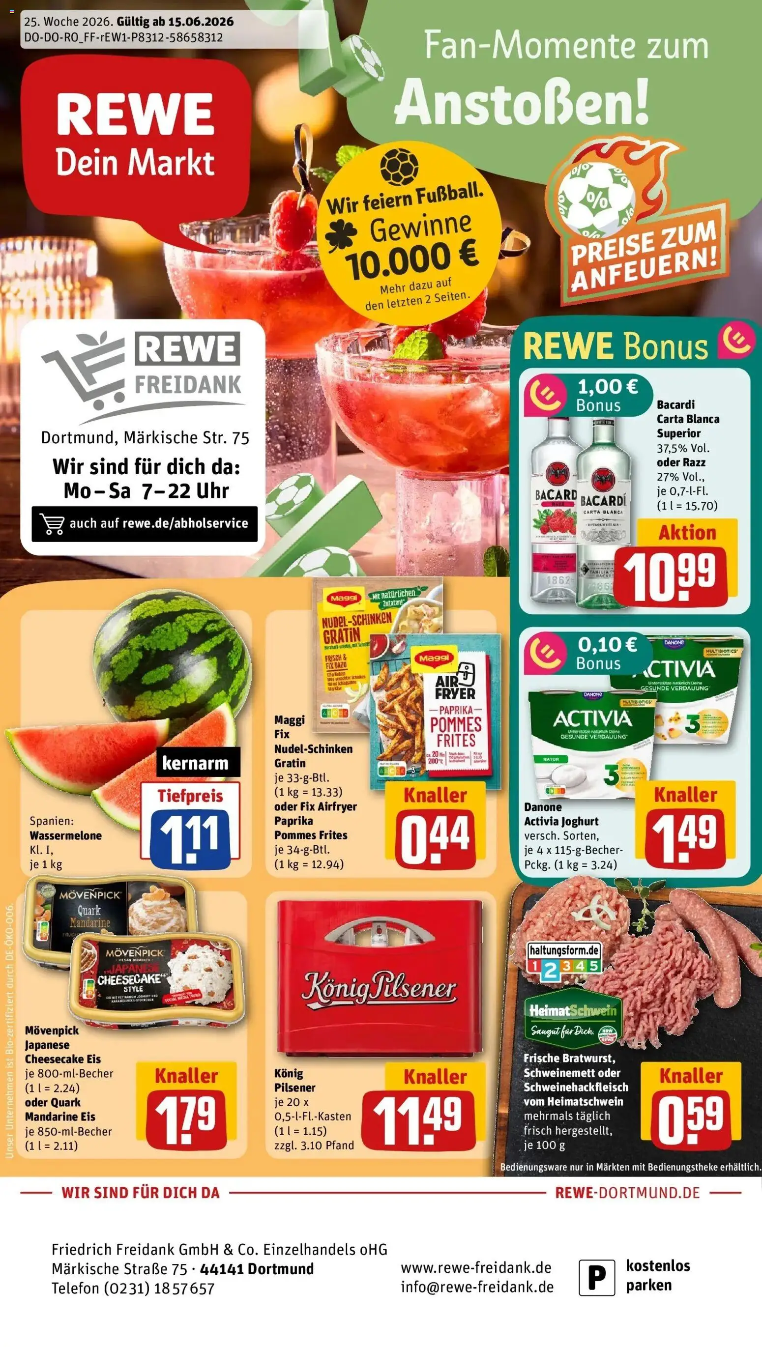Vorschau von dem Prospekt des Geschäftes Rewe, gültig ab dem 14.06.2026