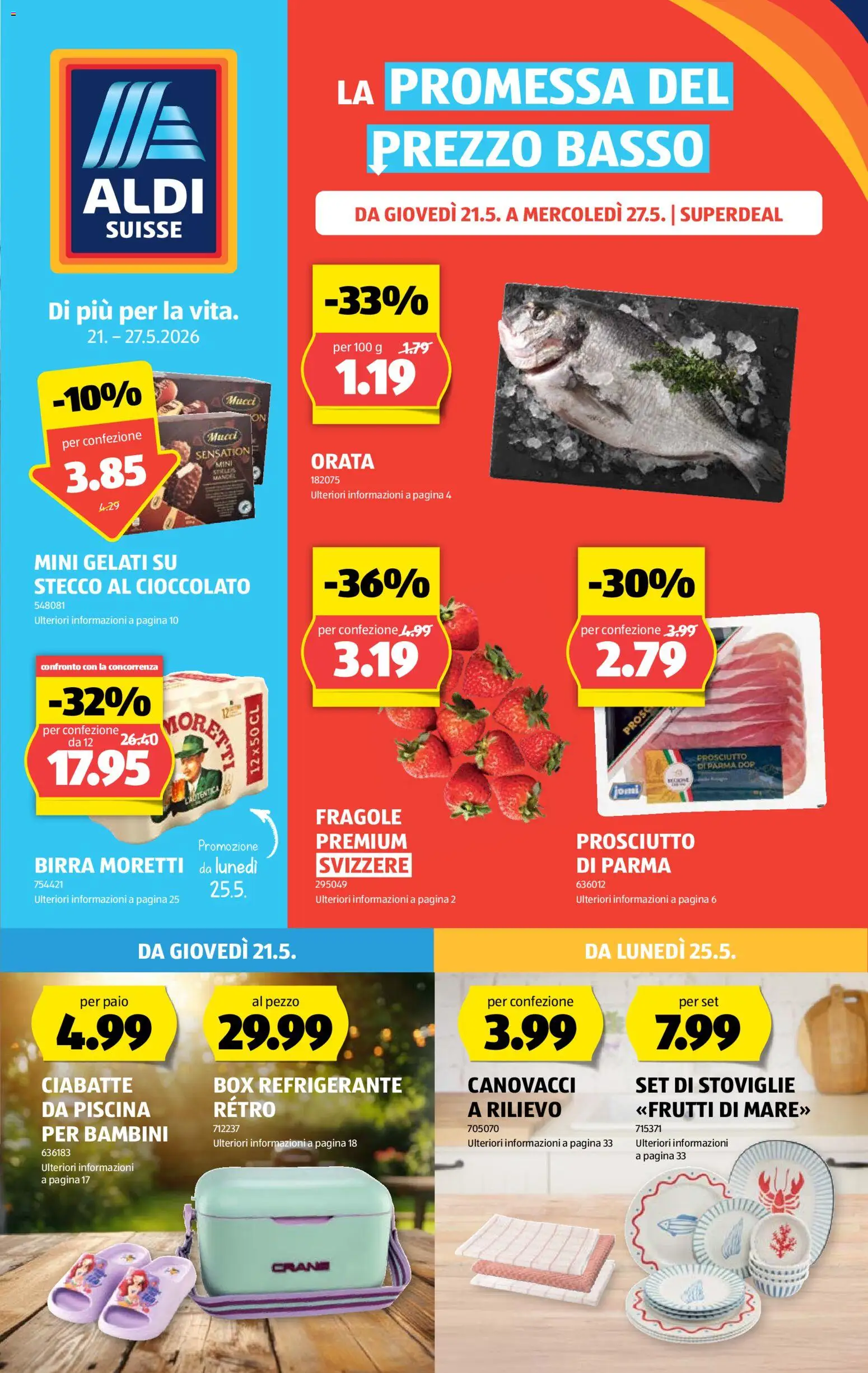 Vorschau des Merkblatts Aldi aktionen IT vom Shop Aldi gültig von 21.05.2026 bis 27.05.2026