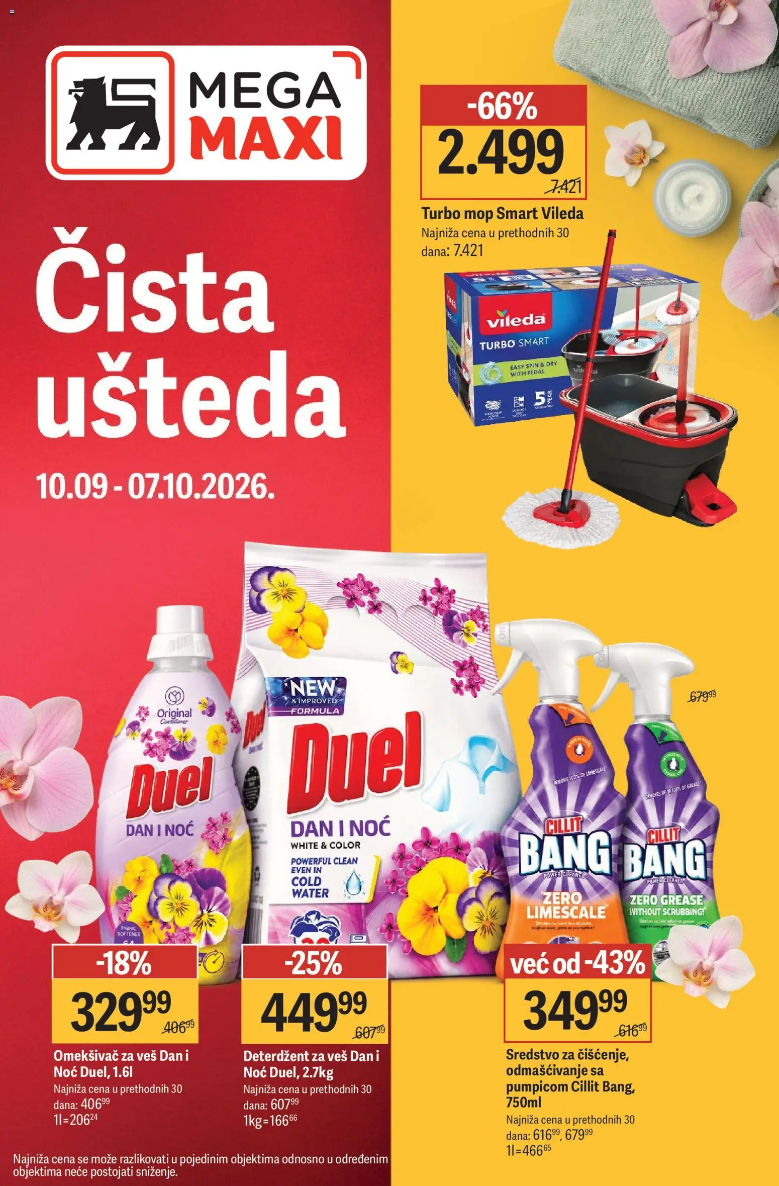 Pregled Mega Maxi kataloga - važi od 10.09.2026