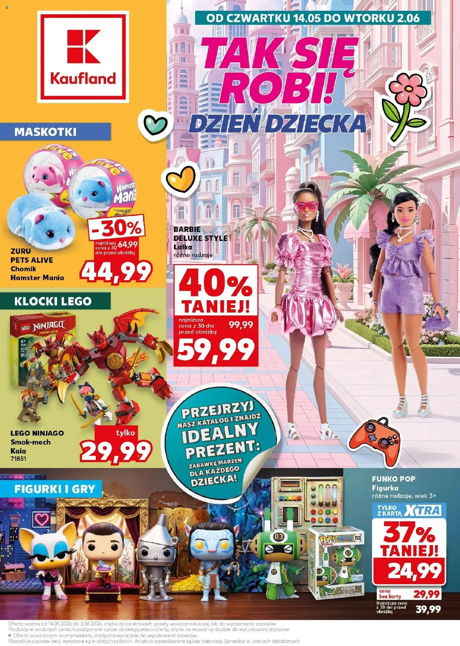 Pogląd gazetki "Kaufland gazetka - Dzień Dziecka" ze sklepu Kaufland ważnej od 14.05.2026