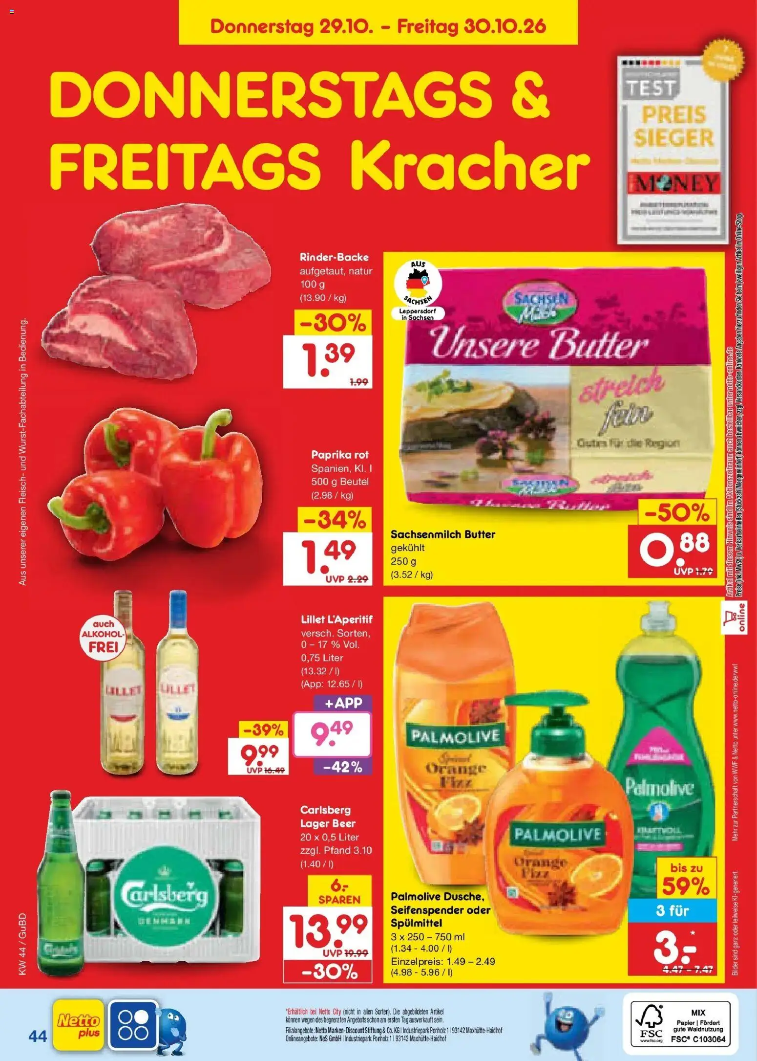 Vorschau von dem Prospekt des Geschäftes Netto Marken-Discount, gültig ab dem 26.10.2026
