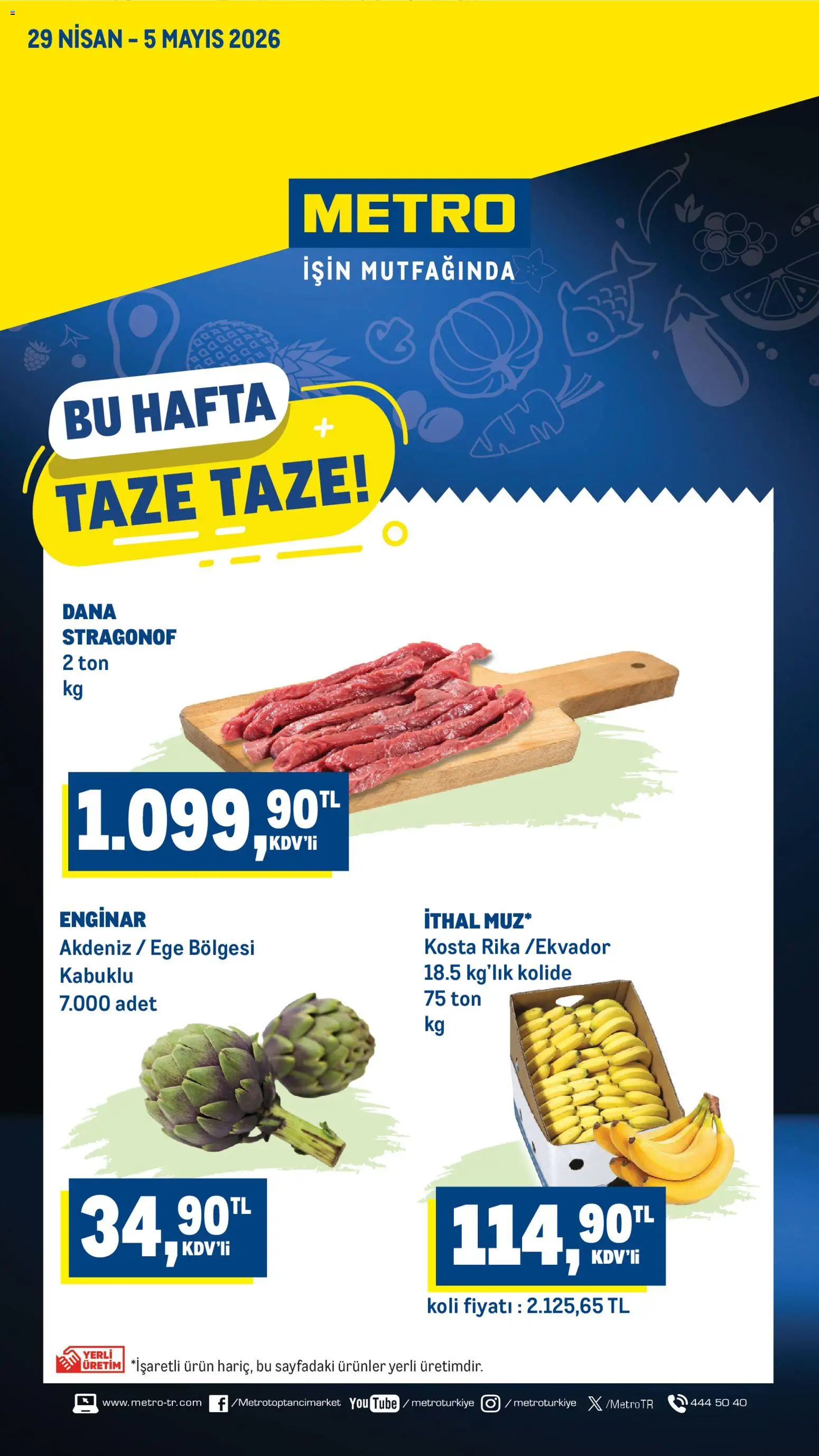 Metro Metro Katalog 29.04.2026 - Broşürünün önizlemesi