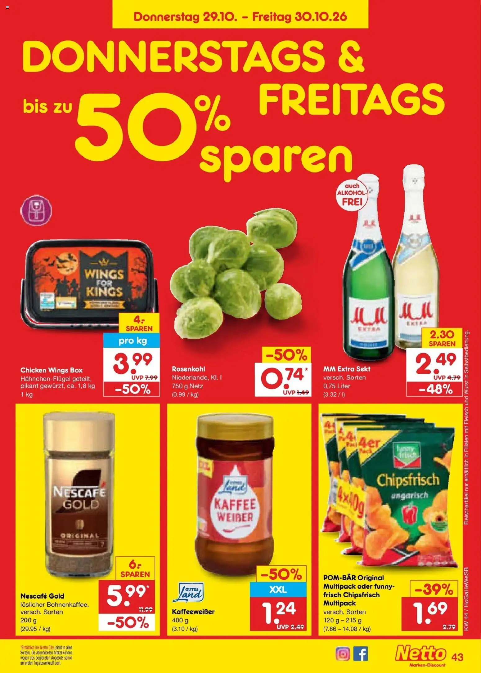 Vorschau von dem Prospekt des Geschäftes Netto Marken-Discount, gültig ab dem 26.10.2026