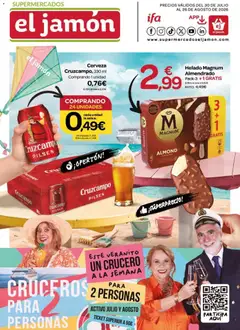 Vista previa del folleto de la tienda Supermercados El Jamón válido desde el 30/07/2026 