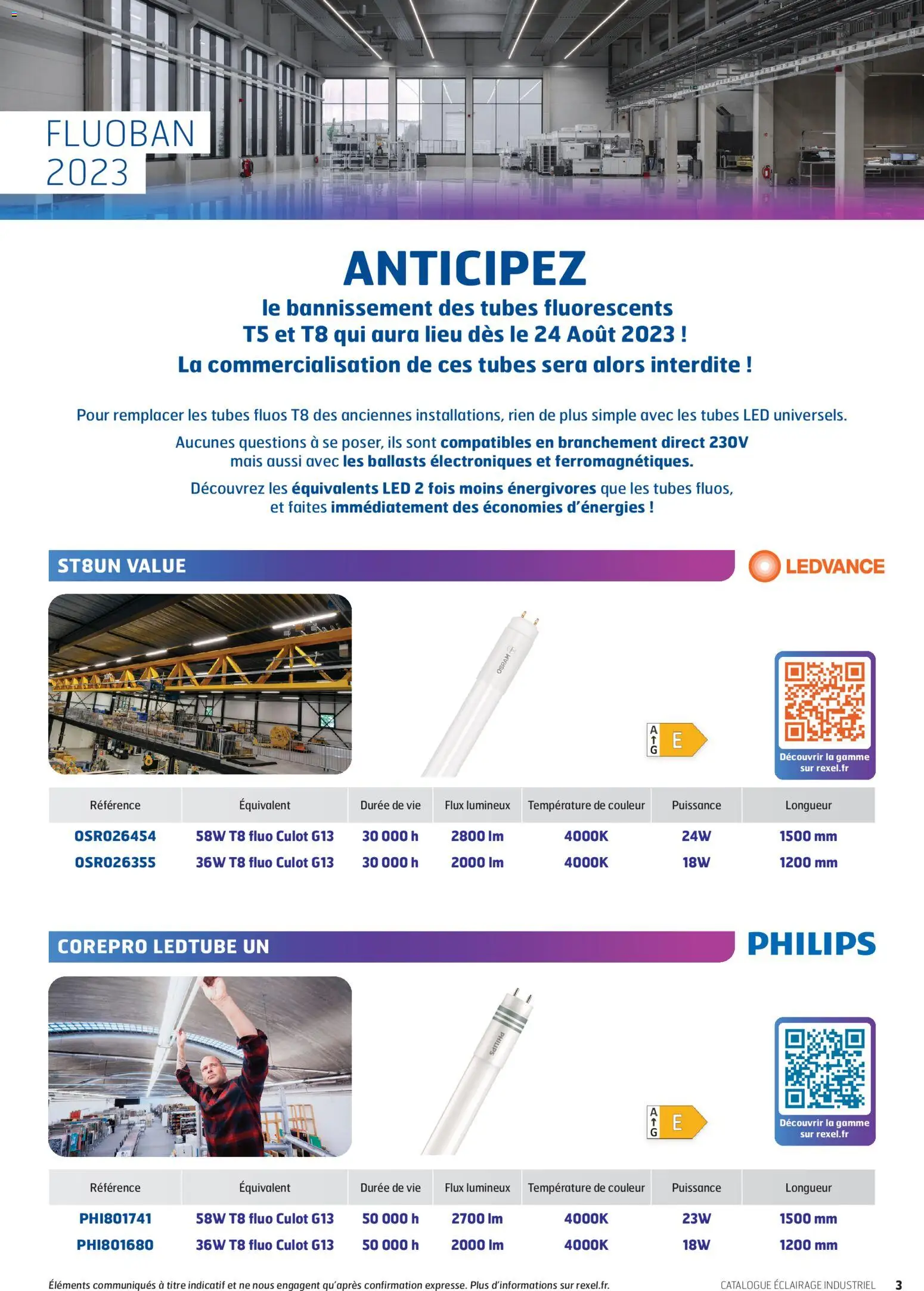 Prévisualisation de Rexel - éclairage industrie du magasin Rexel formulaire valide 16/04/2026 - Mais