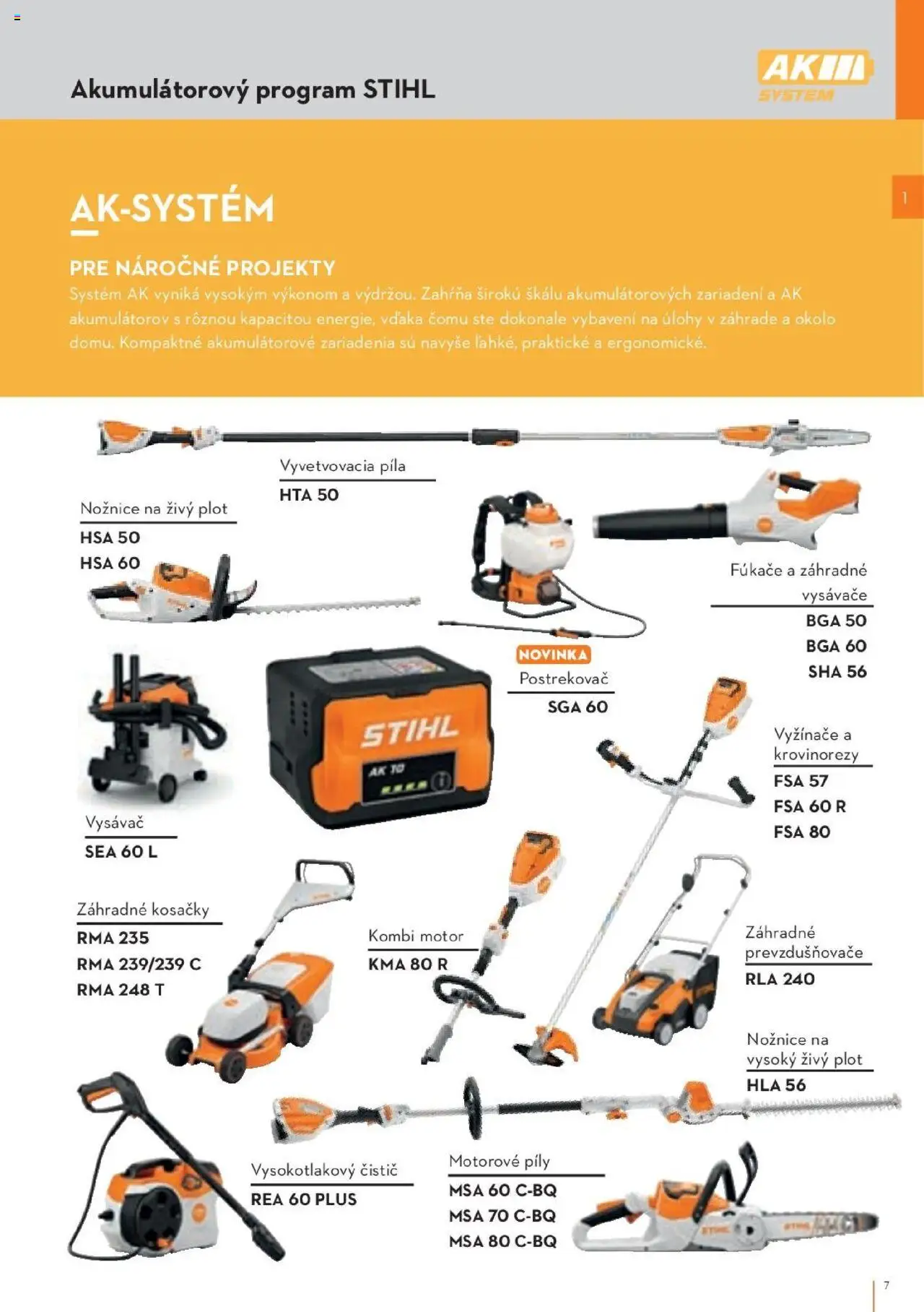 Náhľad STIHL letáku platného od 29.09.2025 - Vysávač, Píla, Vysávače, Nožnice na živý plot, Kosačky, Vyžínače