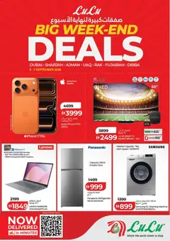Preview of the catalogue Lulu Hypermarket Big Weekend Deals - Dubai & Northern Emirates of store Lulu Hypermarket valid from 3 Sep, 2026