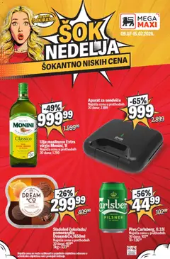 Pregled Mega Maxi kataloga - važi od 09.07.2026