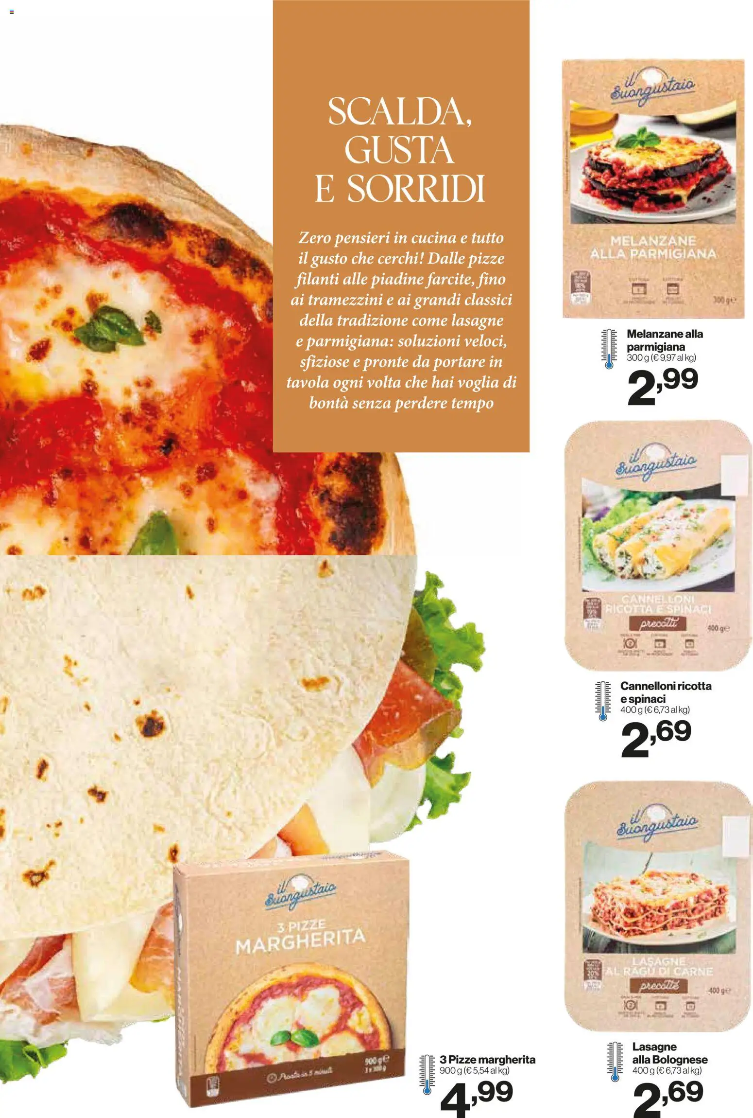 Anteprima dell'opuscolo IN's volantino dal negozio IN's valido da 09/09/2026 - Carne, Lasagne, Ragú, Cannelloni, Ricotta, Melanzane, Spinaci