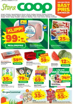 Förhandsgranska reklamblad Stora Coop erbjudanden från butik Stora Coop gäller från 27/07/2026