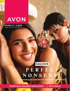 AVON parduotuvės leidinio AVON leidinys galiojančio nuo 2026.07.01 peržiūra
