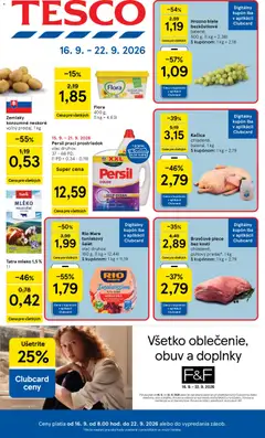 Náhľad Tesco letáku platného od 16.09.2026