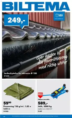 Forhåndsvis Biltema kundeavis oktober fra butikk Biltema gyldig fra 01/10/2026