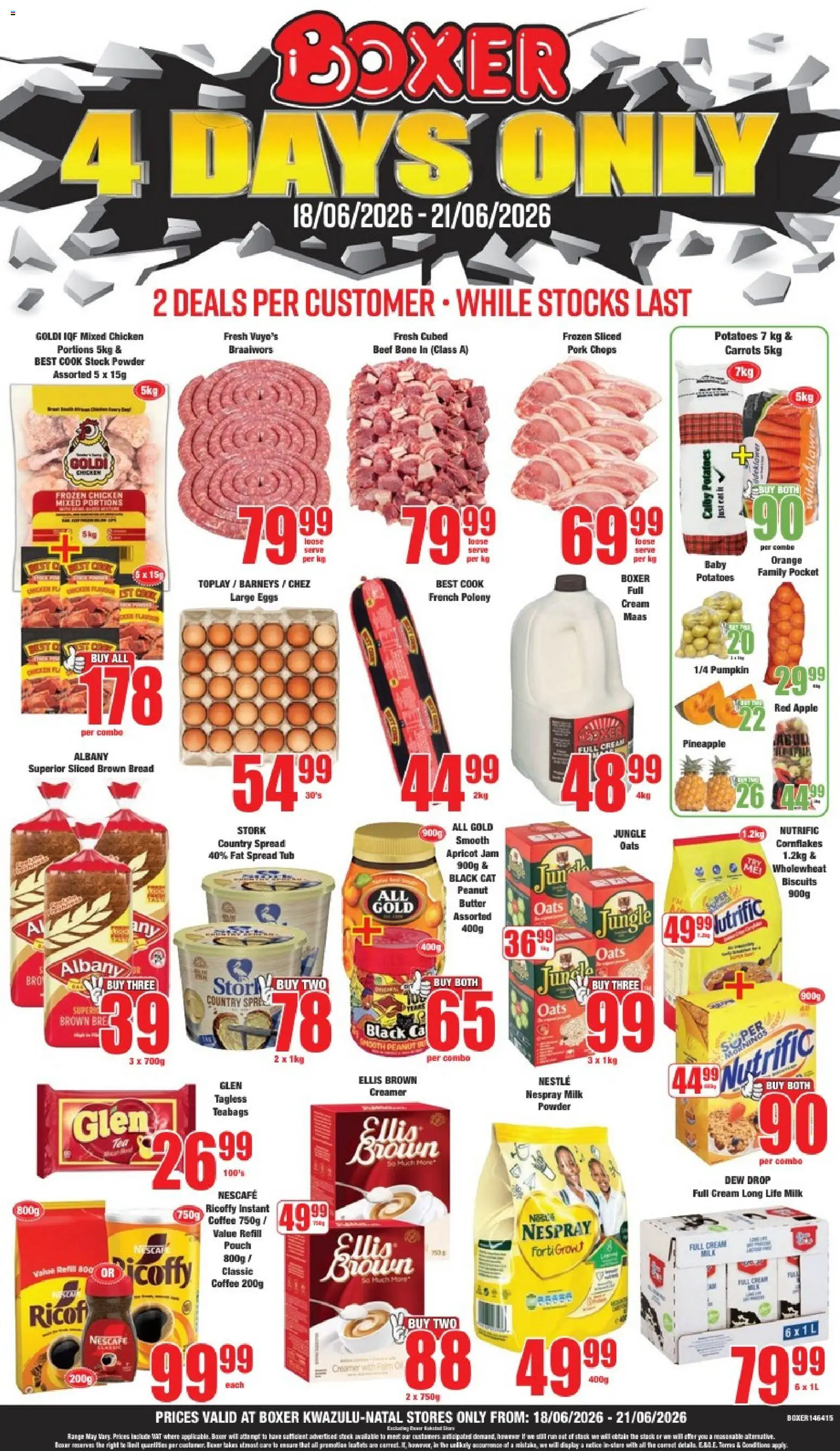 Preview of Boxer flyer valid from 18/06/2026