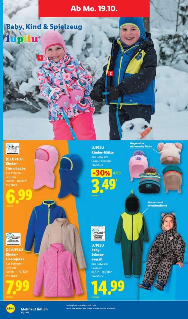 Neue Lidl Aktionen ab 15.10.