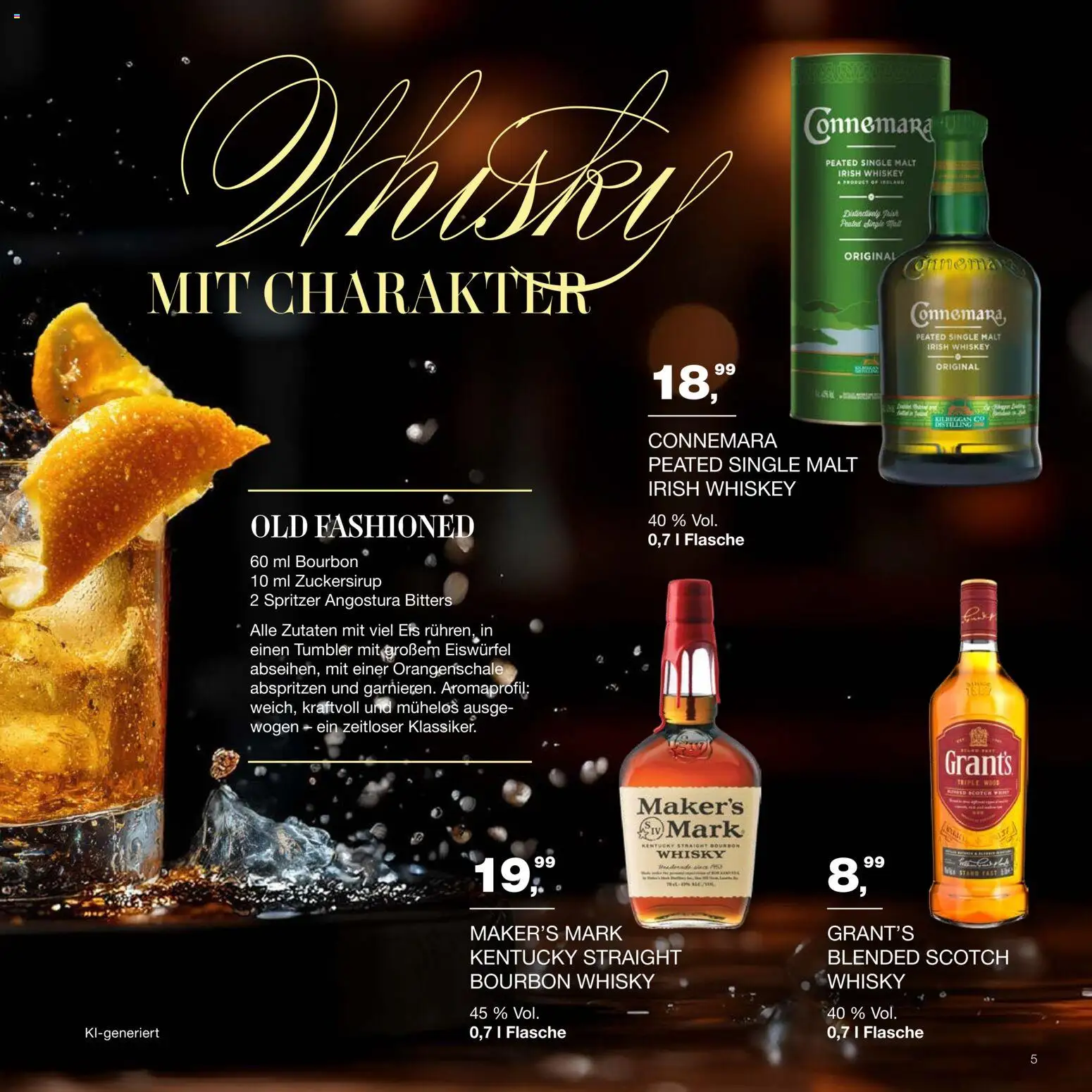 Vorschau von dem Prospekt des Geschäftes Handelshof, gültig ab dem 15.10.2026 - Eis, Whisky, Whiskey, Bourbon