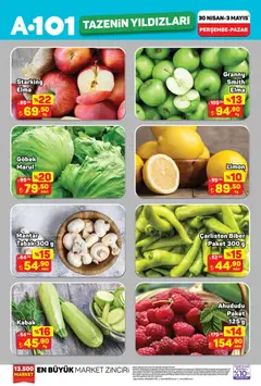 A101 A101 - Tazenin Yıldızları 30.04.2026 - Broşürünün önizlemesi