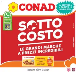 Anteprima dell'opuscolo Sottocosto dal negozio Conad valido da 03/06/2026