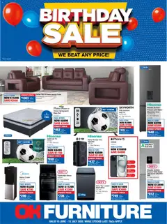 Preview of OK Furniture flyer valid from 15/06/2026