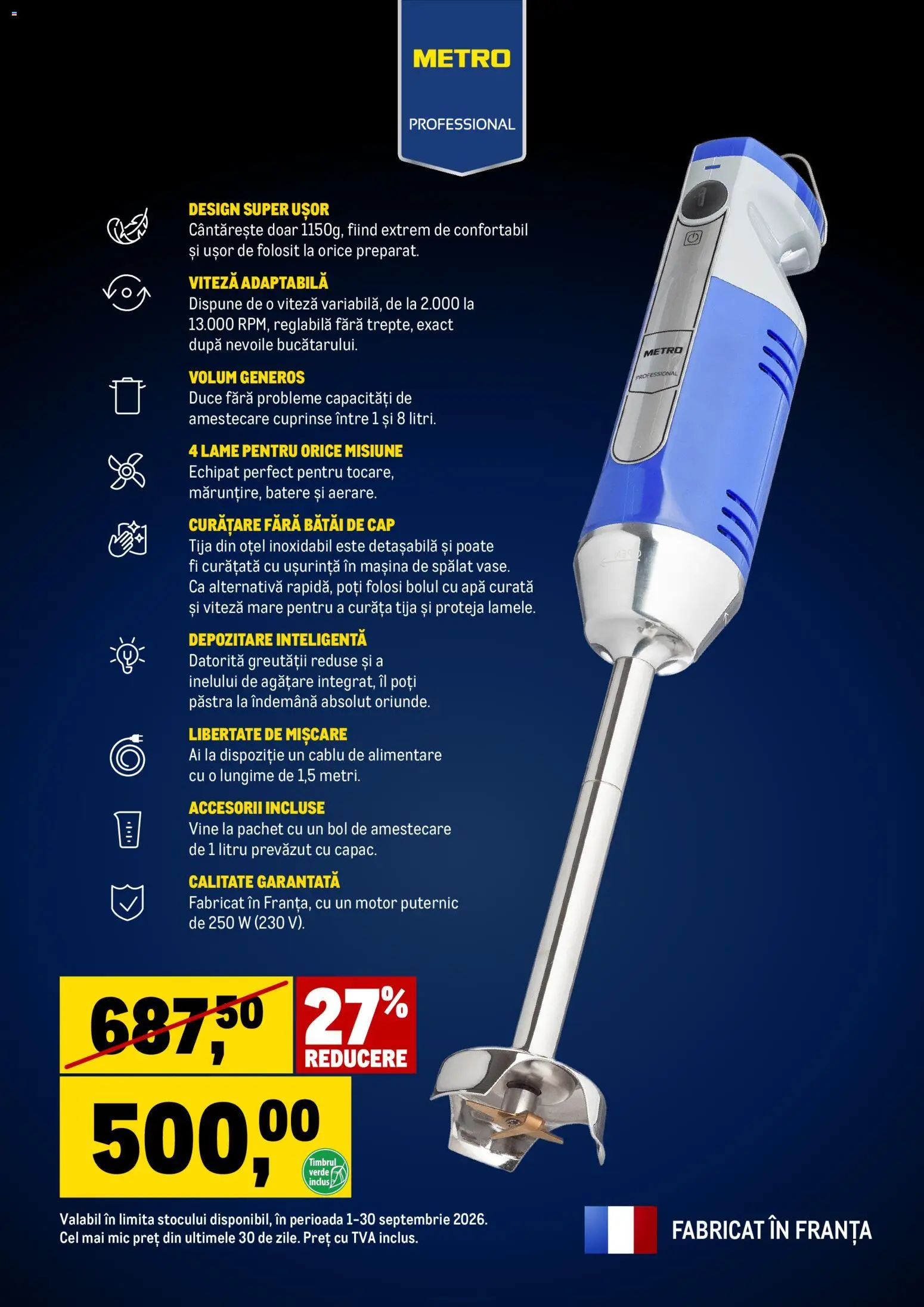 Previzualizarea de cataloage: Metro Metro Catalog Mixer vertical valabil de la 01.09.2026