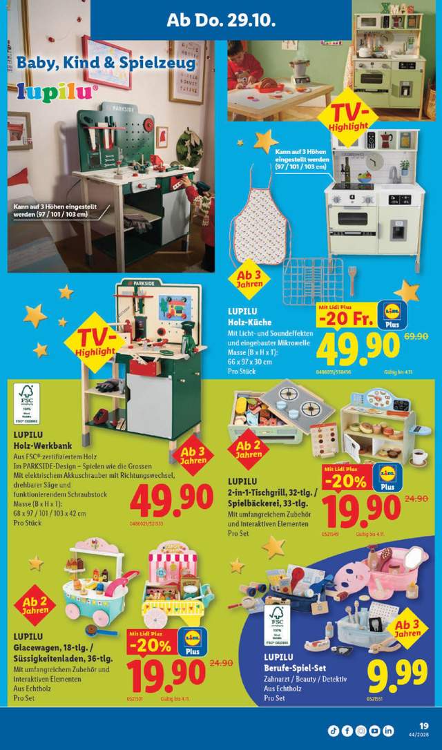 Neue Lidl Aktionen ab 29.10.