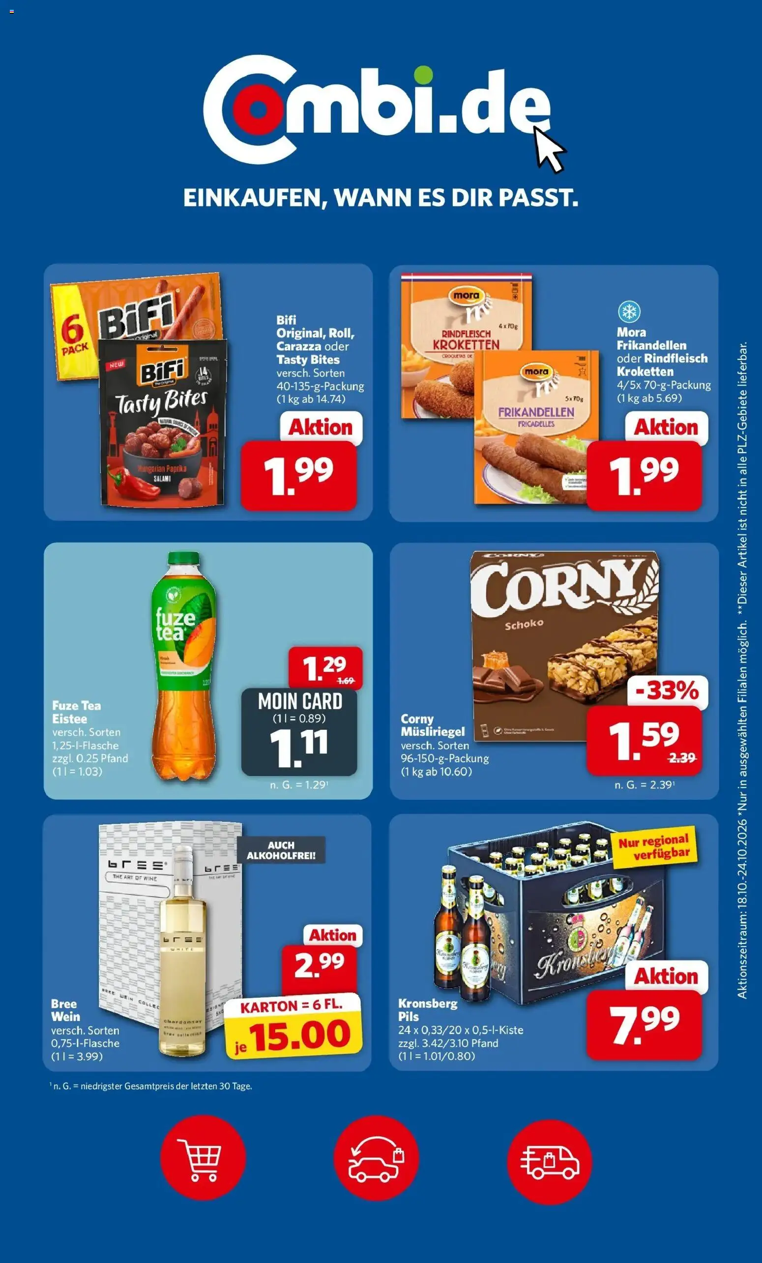 Vorschau von dem Prospekt des Geschäftes Combi, gültig ab dem 19.10.2026