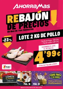 Vista previa del folleto de la tienda AhorraMas válido desde el 22/10/2026 