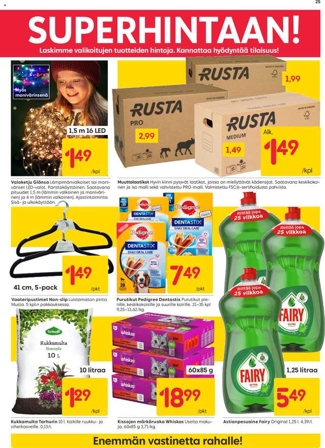 Uusi Rusta tarjouslehti alkaen 26/10