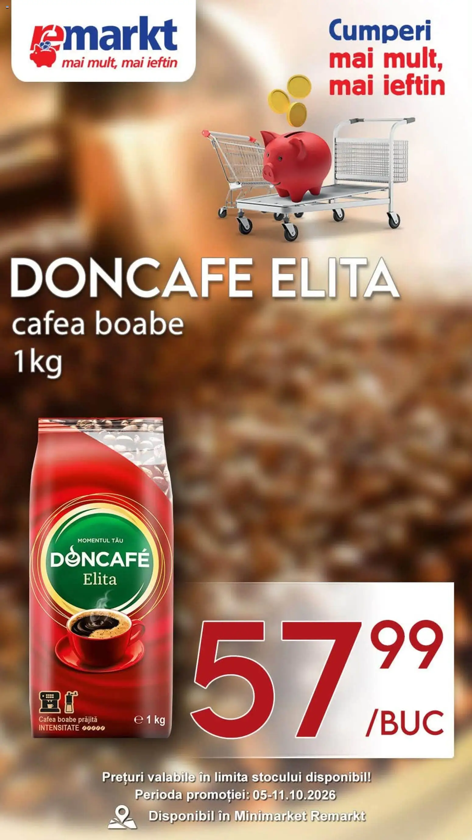 Previzualizarea de cataloage: Remarkt Remarkt Catalog valabil de la 05.10.2026 - Cafea, Doncafe