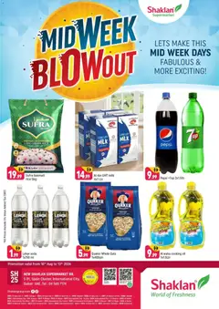 Preview of the catalogue Shaklan catalogue Midweek Blowout International City, Spain Cluster of store Shaklan valid from 10 Aug, 2026