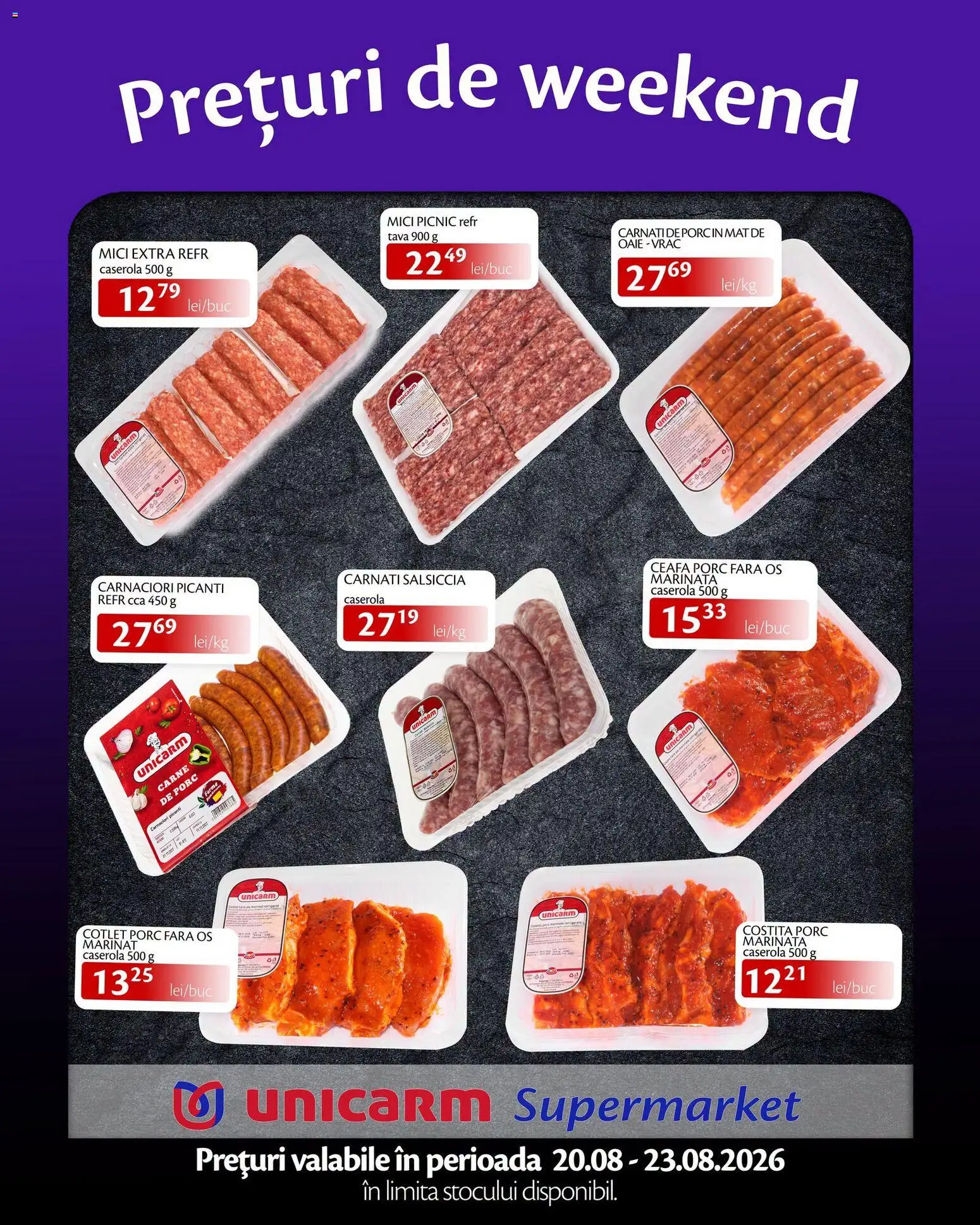 Previzualizarea de cataloage: Unicarm Unicarm Catalog Prețuri de weekend valabil de la 20.08.2026